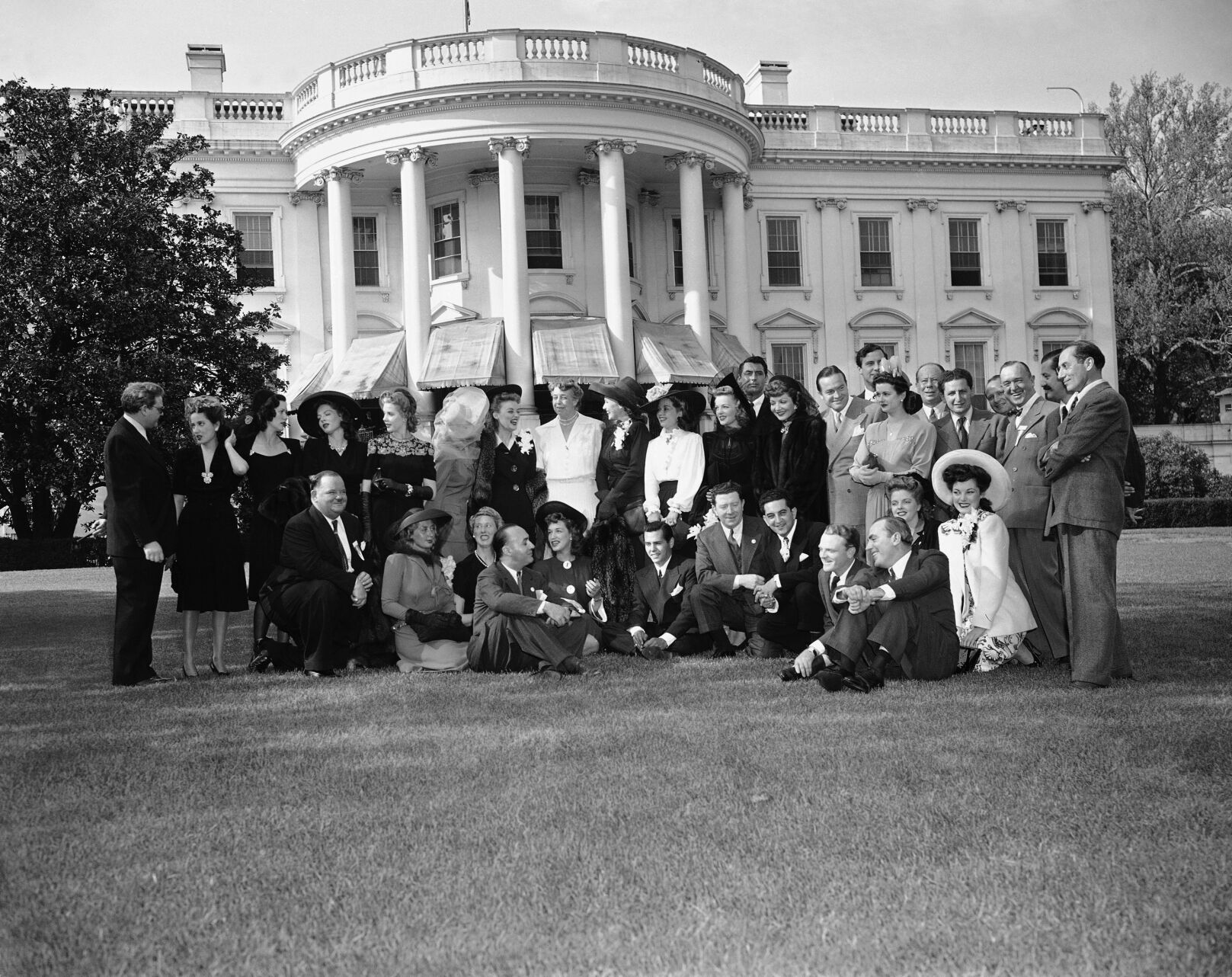Movies Stars At The White House 1942